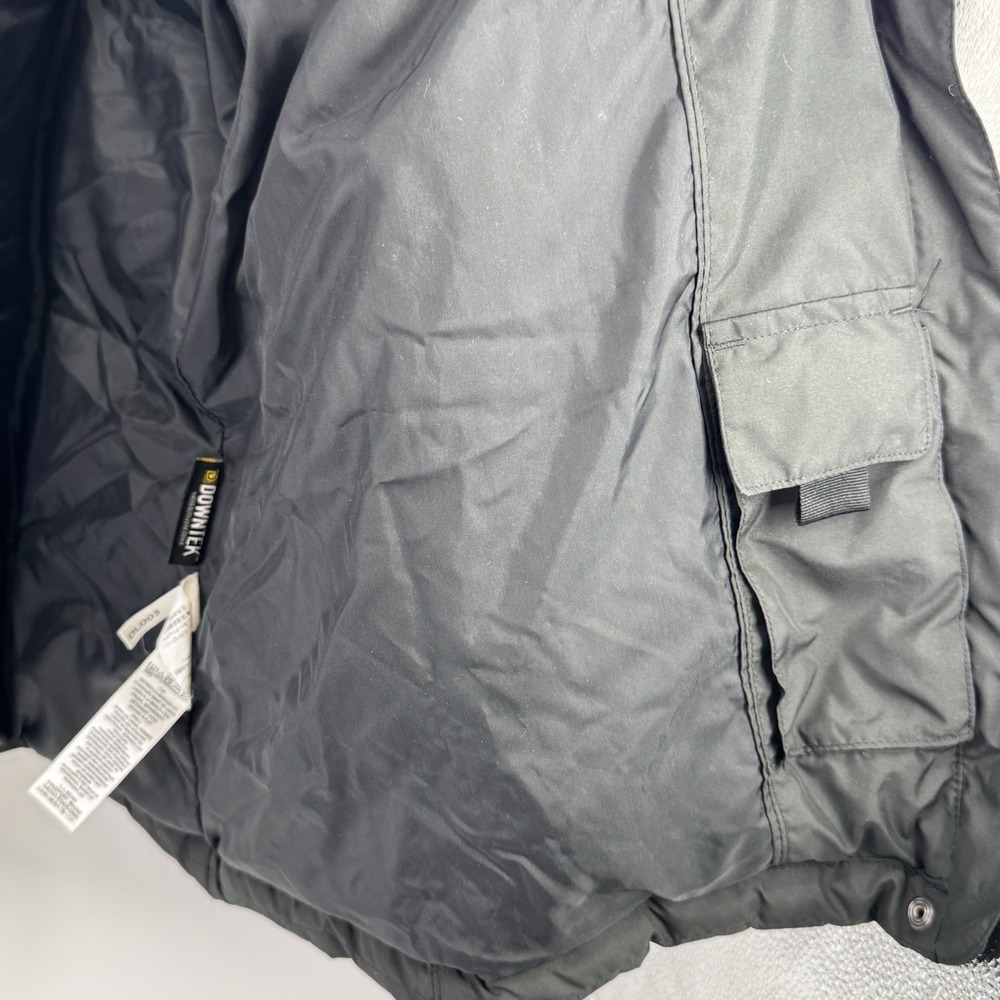LL Bean Goose Down Puffer Jacket Women Plus 1X 1XL Black Water Repellant - Picture 5 of 11